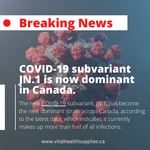 COVID-19 subvariant JN.1 is now dominant in Canada